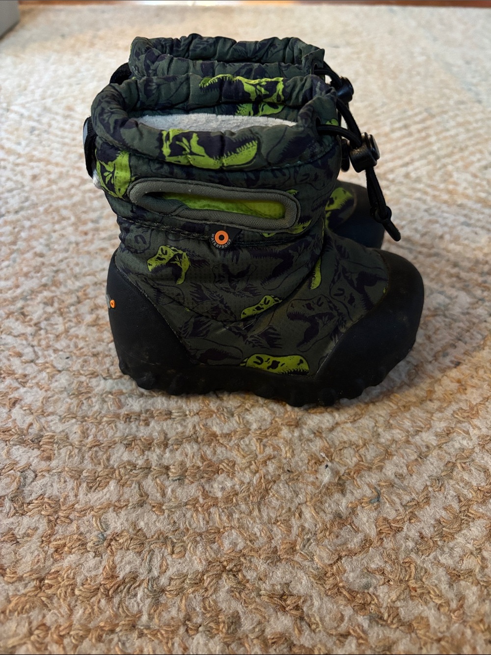 Bogs Kids Green and Black Insulated Rain & Snow Boots